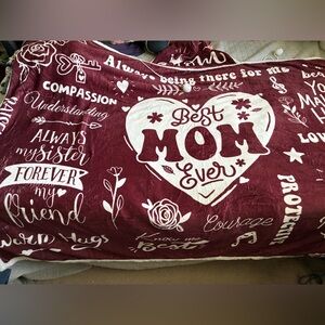 Blanket Robe MOM My Best Friend Hoodie Warm Wraparound NEW!